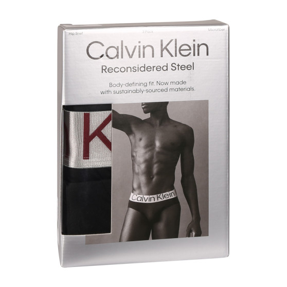 3PACK herrkalsonger Calvin Klein svart (NB3073A-Q09)