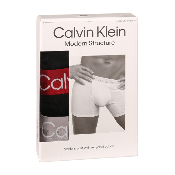 3PACK Boxershorts för herrar Calvin Klein svart (NB2971A-PZI)