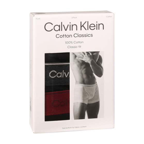 3PACK Boxershorts för herrar Calvin Klein svart (NB4002A-PRU)