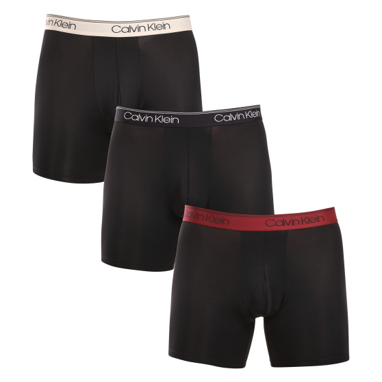 3PACK Boxershorts för herrar Calvin Klein svart (NB2570A-Q84)