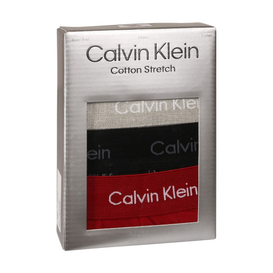 3PACK Boxershorts för herrar Calvin Klein multicolour (NB3057A-QYP)