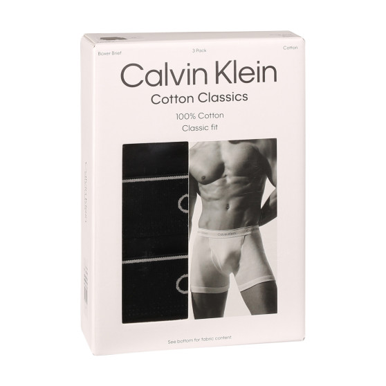 3PACK Boxershorts för herrar Calvin Klein svart (NB4003A-001)