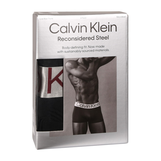 3PACK Boxershorts för herrar Calvin Klein svart (NB3074A-Q09)