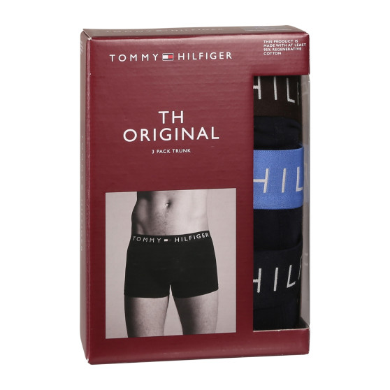 3PACK Boxershorts för herrar Tommy Hilfiger mörkblå (UM0UM03181 0X0)