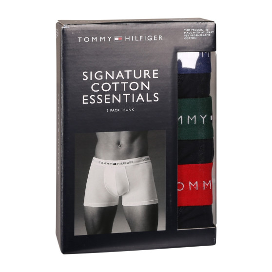 3PACK Boxershorts för herrar Tommy Hilfiger mörkblå (UM0UM02763 0WN)