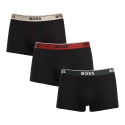 3PACK Boxershorts för herrar BOSS svart (50517827 968)