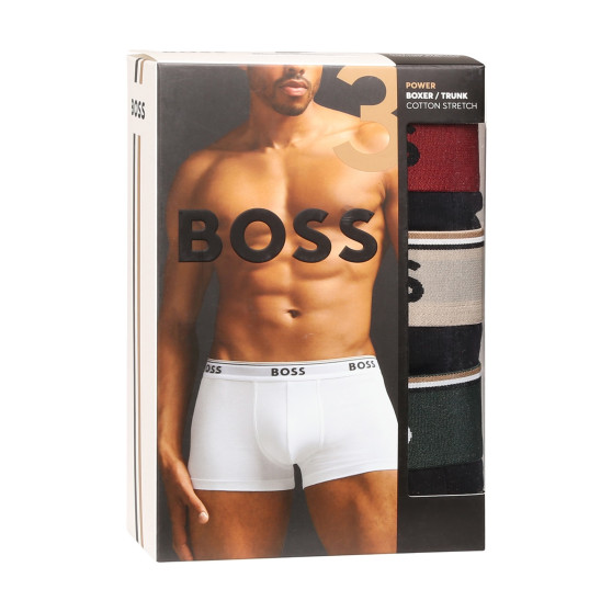 3PACK Boxershorts för herrar BOSS svart (50517827 968)