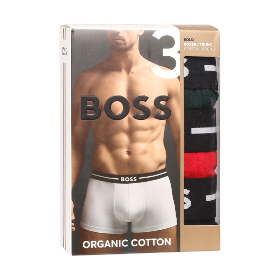 3PACK Boxershorts för herrar BOSS multicolour (50517833 980)