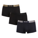 3PACK Boxershorts för herrar BOSS svart (50524525 984)