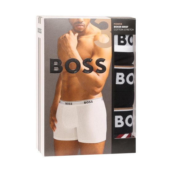 3PACK Boxershorts för herrar BOSS multicolour (50524533 963)