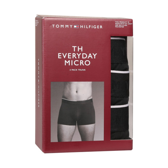 3PACK Boxershorts för herrar Tommy Hilfiger svart (UM0UM03388 0SI)