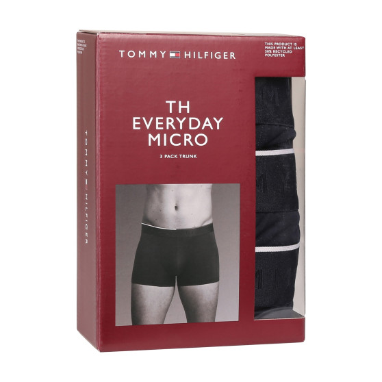 3PACK Boxershorts för herrar Tommy Hilfiger mörkblå (UM0UM03388 0YW)