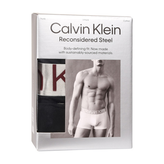 3PACK Boxershorts för herrar Calvin Klein svart (NB3130A-Q0K)