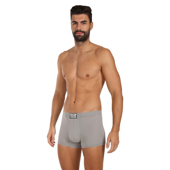 Boxershorts för herrar Styx classic rubber ljusgrå (Q1062)